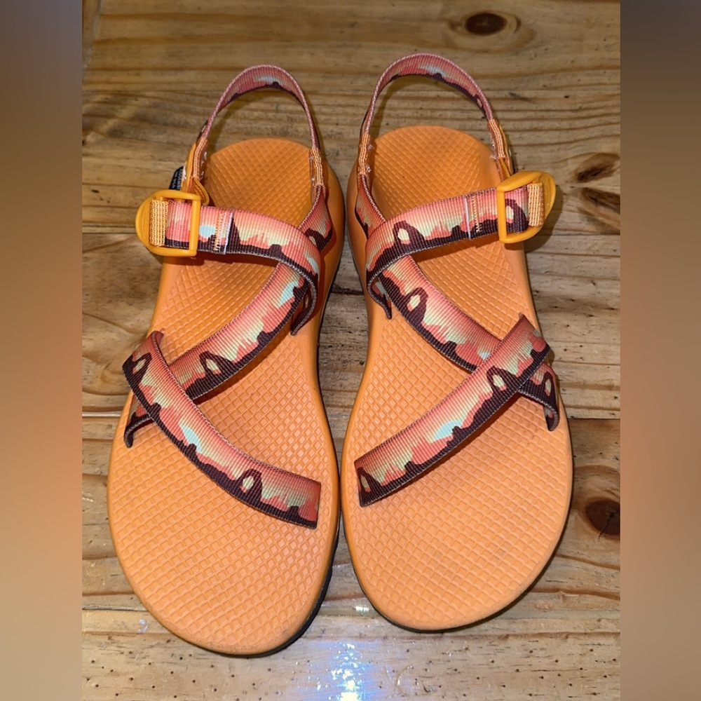 Chaco Women’s Z/1 Adjustable Strap Classic Sandal x Arches National Park Orange